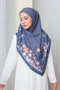 Dewi Chiffon Square in Slate Grey